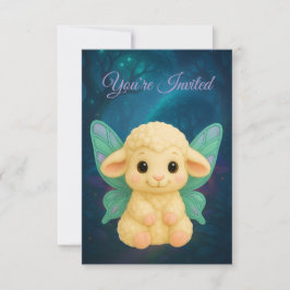 Convites Fairy Critters™ Fairy Lamb