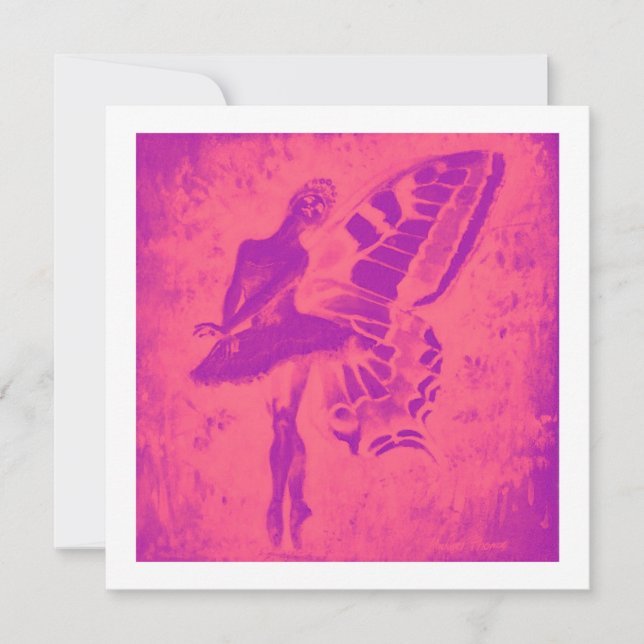 Convites Fairy Dancer Invite (Frente)