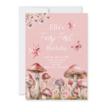 Fairy First Birthday Invance
