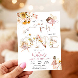Convites Fairy First Birthday Invitation