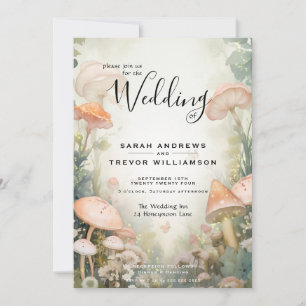 Convites Fairy Tale Woodland Fairycore Romance