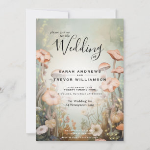 Convites Fairy Tale Woodland Fairycore Romance