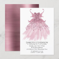 Fairy Wing Mauve Gown | Luxurioso Pink Sheen