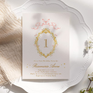 Convites Fairytale Princesa Grande Festa de aniversário Gir