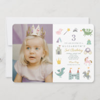 Fairytale Princess Dragon Foto Birthday