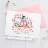 Fairytale Unicorn Princess Castle primeiro anivers