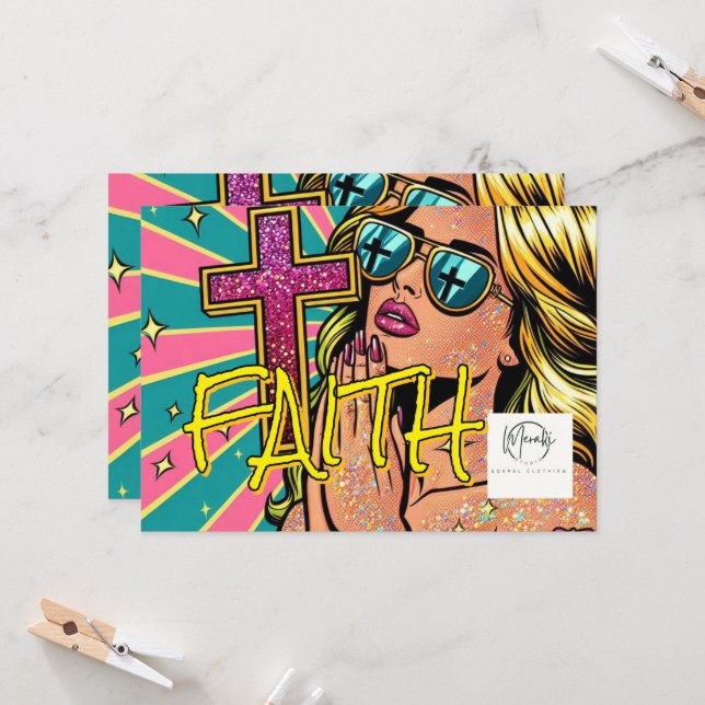 Convites faith Print (Frente/Verso In Situ)