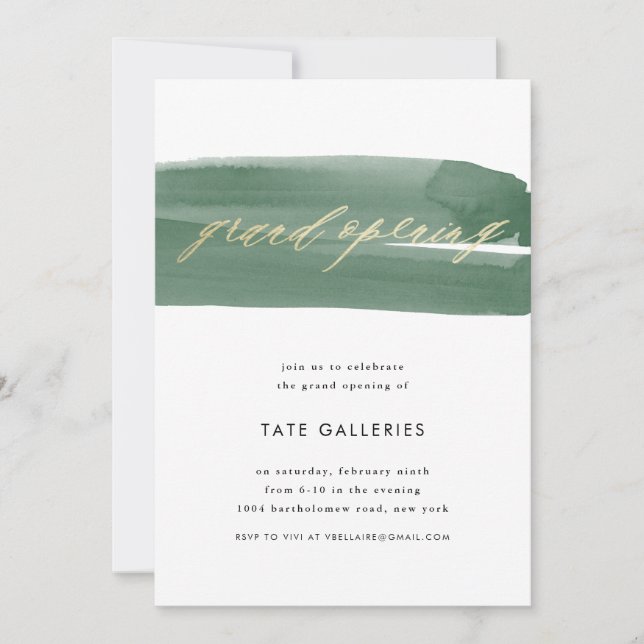 Convites Faixa de Abertura Grande (Frente)