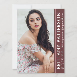 Convites Faixa de ferrugem da placa Comp Foto Pro do Ator M