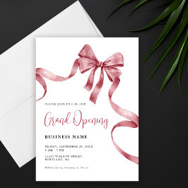 Convites Faixa Moderna de Grande Abertura da Empresa