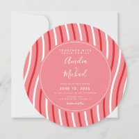 Faixas de Hortelã Natalino Rosa Vermelho Casamento