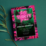 Convites Fale 30 comigo Neon Pink Tropical aniversário de 3<br><div class="desc">Celebrar com este trendy signo de neon tropical inspirado em convites de festas de "falar trinta para mim"! Personalize com seu texto e detalhes.</div>