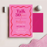 Convites Fale 30 Para Mim aniversário de 30 anos de Frontei<br><div class="desc">Celebre o marco de fazer trinta anos com o nosso "Conversar 30 para mim com o aniversário de 30 anos de Fronteira Wavy". Projetados para o individuo discerniente que busca uma mistura de elegância e singularidade, esses convites são o preâmbulo perfeito para uma celebração que promete ser inesquecível. Cada carta...</div>