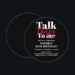 Convites Fale 30 Para Mim, Círculo Moderno de aniversário d<br><div class="desc">Converse 30 comigo, Convite para o Círculo de aniversário de 30 anos Moderno.Fale 30 Para Mim Convite de festas Moderno "Fazer 30 anos nunca foi tão chique! Faça seu aniversário de marco um aniversário inesquecível com nosso Convite de festas de aniversário de 30 anos Talk 30 To Me. Seja único,...</div>