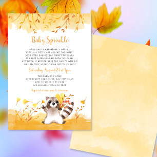 Convites Fall Baby Sprinkle, Gênero neutro
