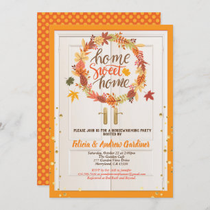 Convites Fall Home House Open House, dia de graças