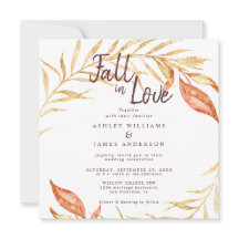 Fall in Love Foliage TerraCotta Weding