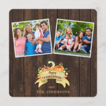 Fall Pumpkins Wooden Foto Feliz Ação de Graças