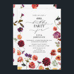 Convites Fall Summer Garden Burnt Orange 60th Birthday<br><div class="desc">Celebre seu aniversário de 60 anos em estilo com nosso maravilhoso Convite de 60 de aniversário do Jardim de Verão Queimado de Laranja Laranja! Perfeito para uma reunião de aniversário no outono, este convite de luxo vai deixar os convidados animados para o grande dia. A frente do convite apresenta uma...</div>