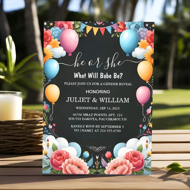 Convites Família De Nuvens Diversão Em Espanhol Revelação D (Criador carregado)