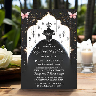 Convites Família Tiara Latina Menina Espanhola Quinceanera