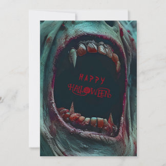 CONVITES FANTASIA DE MONSTRO ASSUSTADOR DE HALLOWEEN PARA