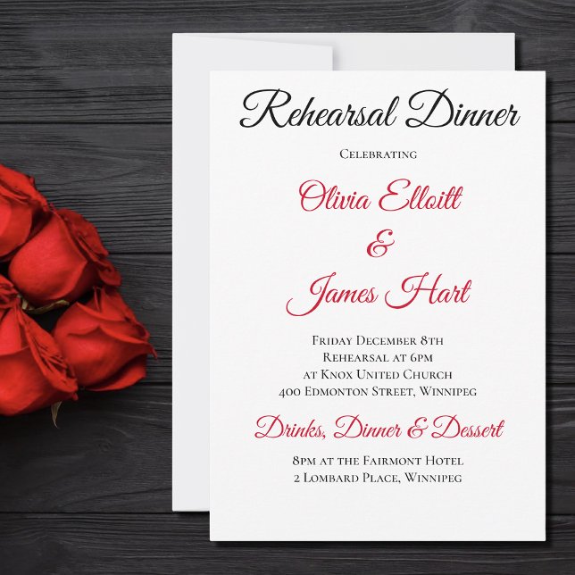 Convites Fantasia de Rosas vermelhas de Dragão Negro (Criador carregado)