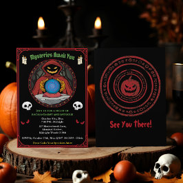 Convites Fantasia Gótica Halloween da Spooky Fortune Teller