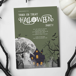 Convites Fantasia Infantil de Halloween para Doce ou Traves
