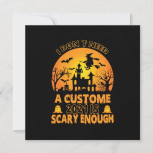 Convites Fantasias de Halloween   Não Preciso de Fantasia