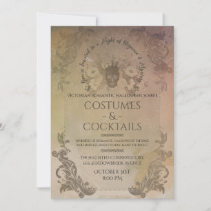 Convites Fantasias de Halloween Vitorianas Góticas & Coquet