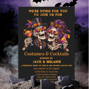 Convites Fantasias e Coquetéis Festa de Adultos de Hallowee
