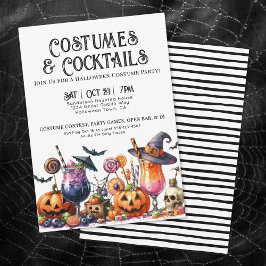 Convites Fantasias e Coquetéis Festa de Halloween