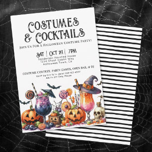 Convites Fantasias e Coquetéis Festa de Halloween