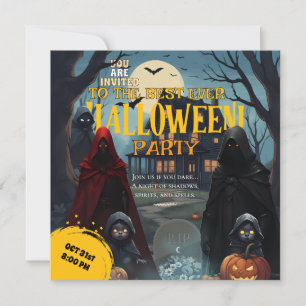 Convites Fantasmas de Outubro Fantasia Abóbora Festa de Hal