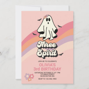 Convites fantástico Espírito retrô Halloween Três Espíritos