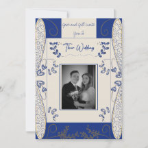 Fantasy Fairy Weditation em Azul e Dourado