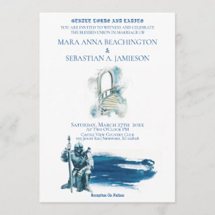 Convites *~* Fantasy Medieval Castle Stairs Knight Weds