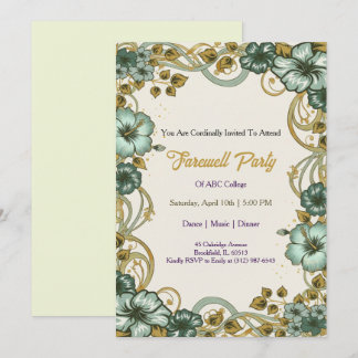 Convites Farewell Invitation Template
