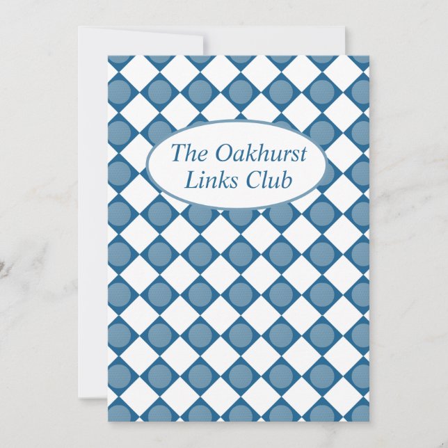 Convites Farewell to the Fairways A Toast to the Season (Frente)