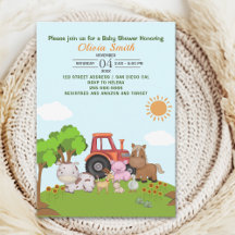 Farm Barnyard Baby Shower