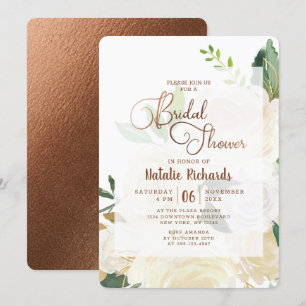 Convites Farmhouse, Chá de panela Fresco Russo de Casamento