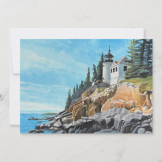 Convites Farol de Bass Harbor