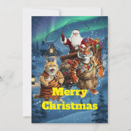 Convites Fat Tiger the Ginger Cat’s Holiday Trouble – Cat R