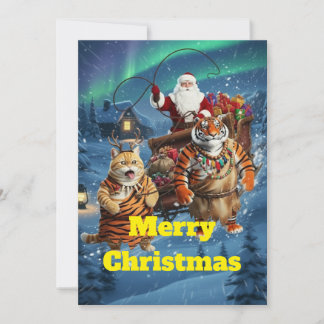 Convites Fat Tiger the Ginger Cat’s Holiday Trouble – Cat R