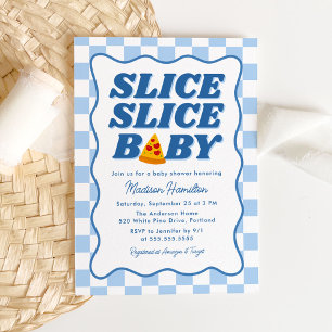 Convites Fatia Bebê Italiano Churrasco de Pizza Baby Shower