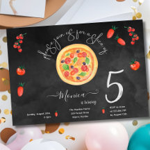 Fatia de diversão, aniversário de pizza