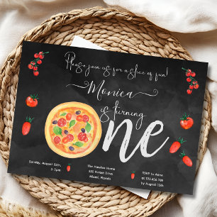 Convites Fatia de diversão, primeiro aniversário