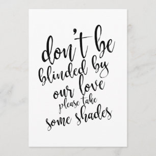 Convites Favor de óculos de sol para casamento acessível