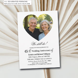 Convites Fazemos ainda Foto de 45º Aniversário de Casamento